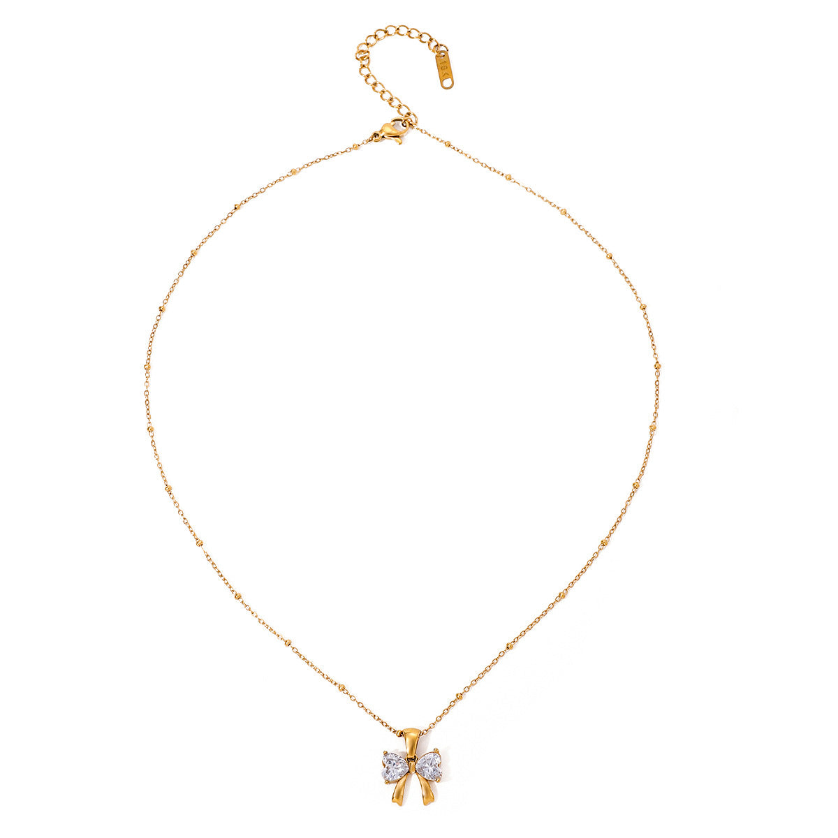 Sløjfe vedhæng halskæde