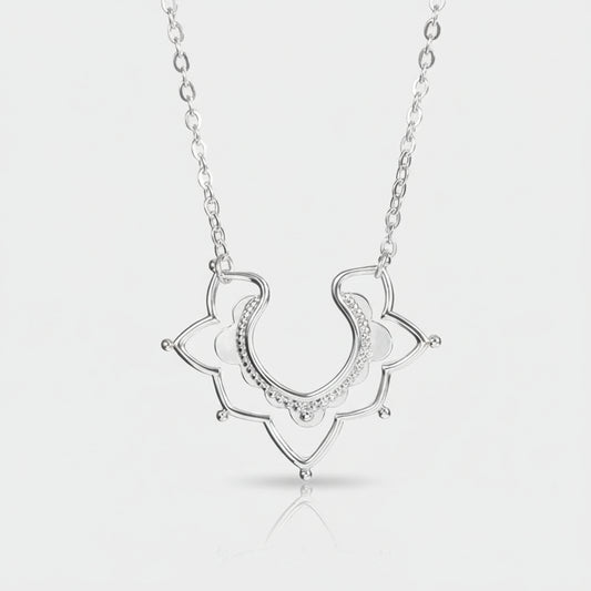 Simplistisk blomster halskæde