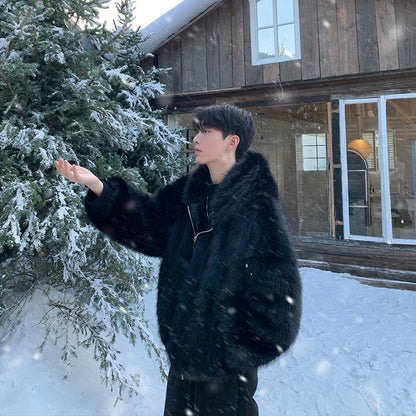 Pelspolstret termisk frakke