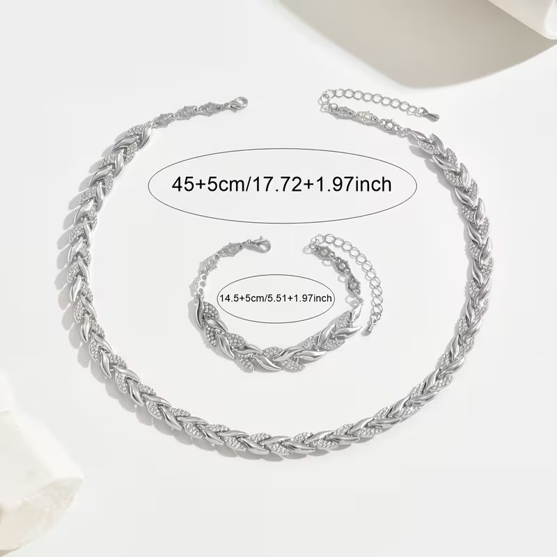 Elegant fiskehale smykkesæt