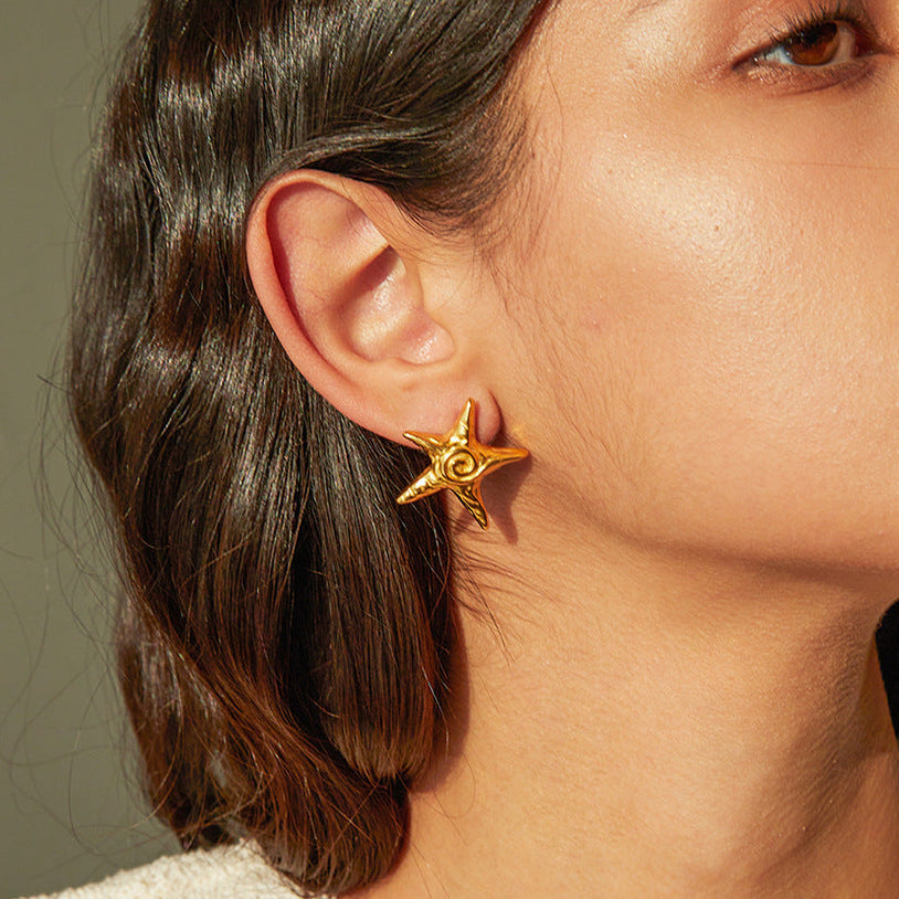 Søstjerne øreringe